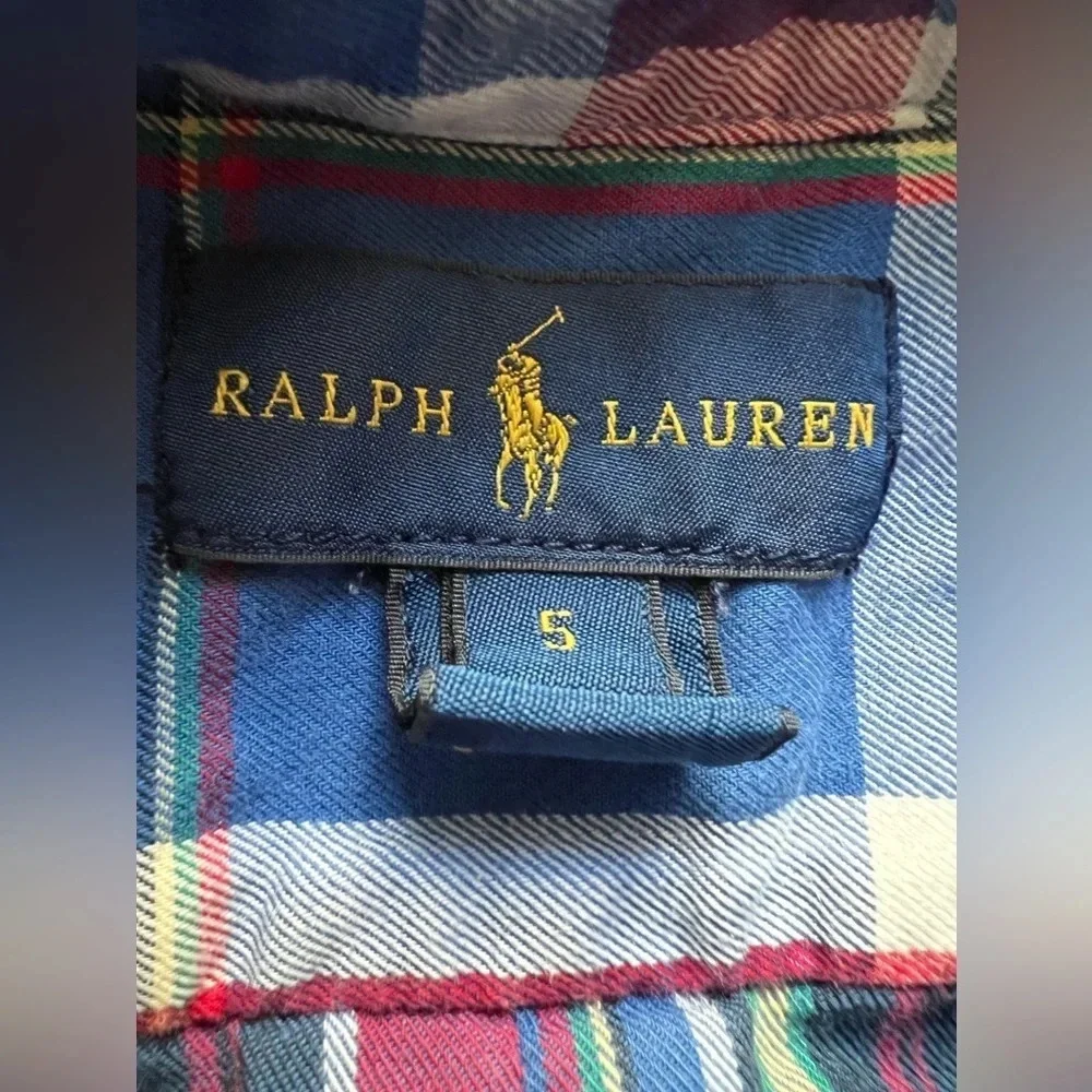 Ralph Lauren | little boys button down collar dress shirt. Size: 5.